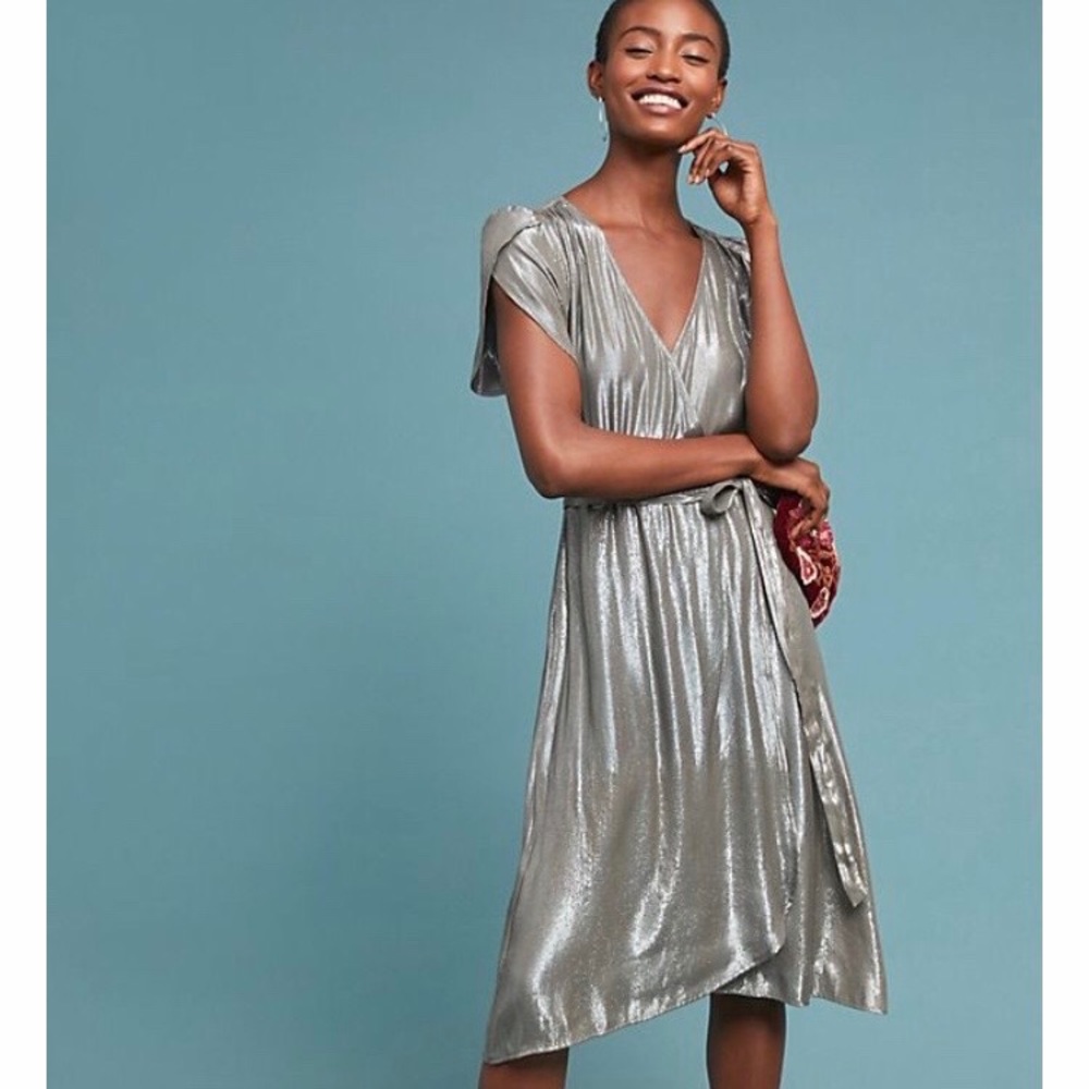 NWT Calina Wrap Dress by Velvet (Anthropologie)